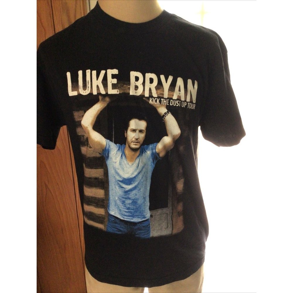 Luke Bryan Kick the Dust Up 2015 Tour T-Shirt Large Concert Tee Country …